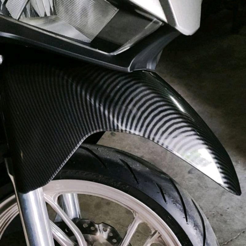 SPAKBOR DEPAN CARBON KARBON VARIO 150 VARIO 125 NEW LED ESP