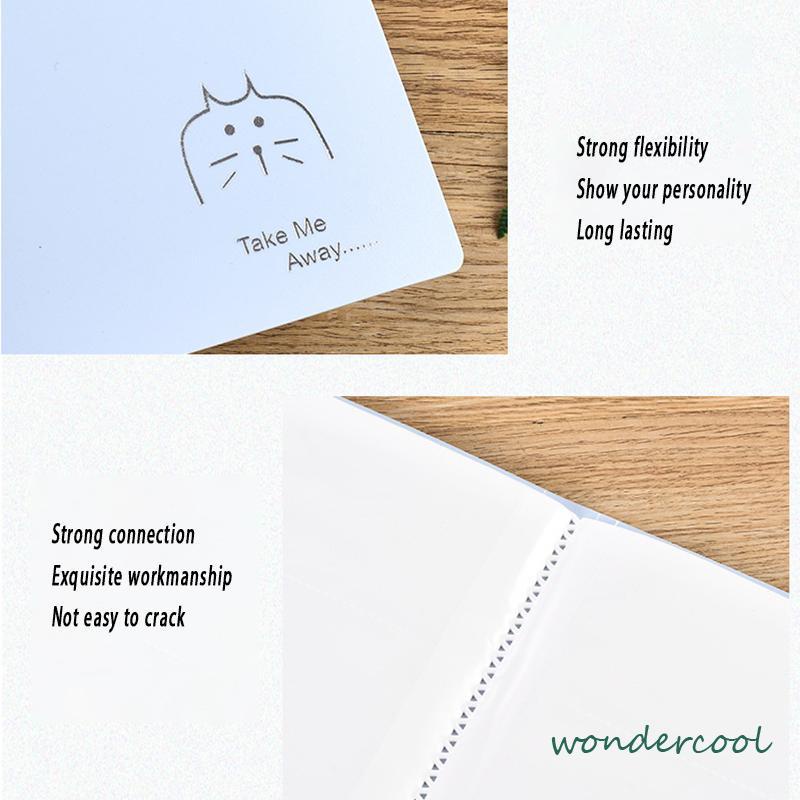 240 kartu kartu nama kursi kartu nama buku tiket film kereta api buku penyimpanan folder album foto 3 inci-Won