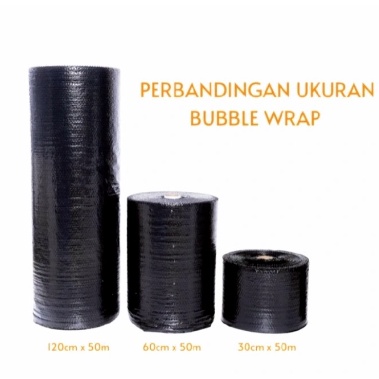 

BUBBLE WRAP MURAH PROMO UKURAN 50M x 125CM - Hitam