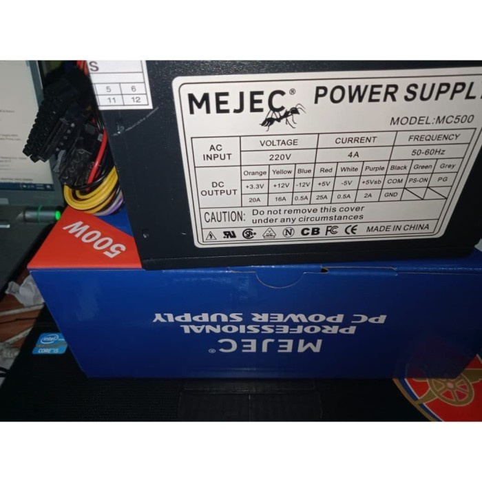 Murah Mejec Power Suplay Psu Pc Murah 500Wat Bergaransi Original Berkualitas