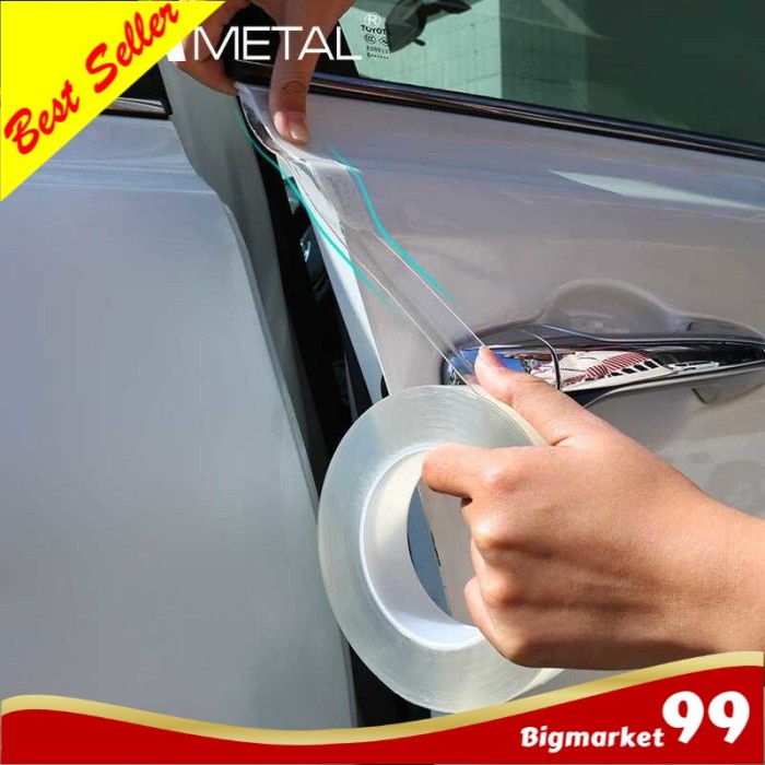 

Stiker Pelindung Body Mobil dari Goresan Car Scratchproof Tape 3 m - 30MM