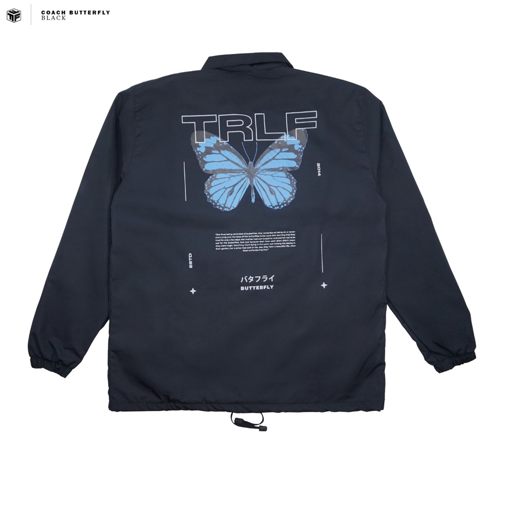 (CUCI GUDANG) Coach Jacket Triple F Butterfly Series