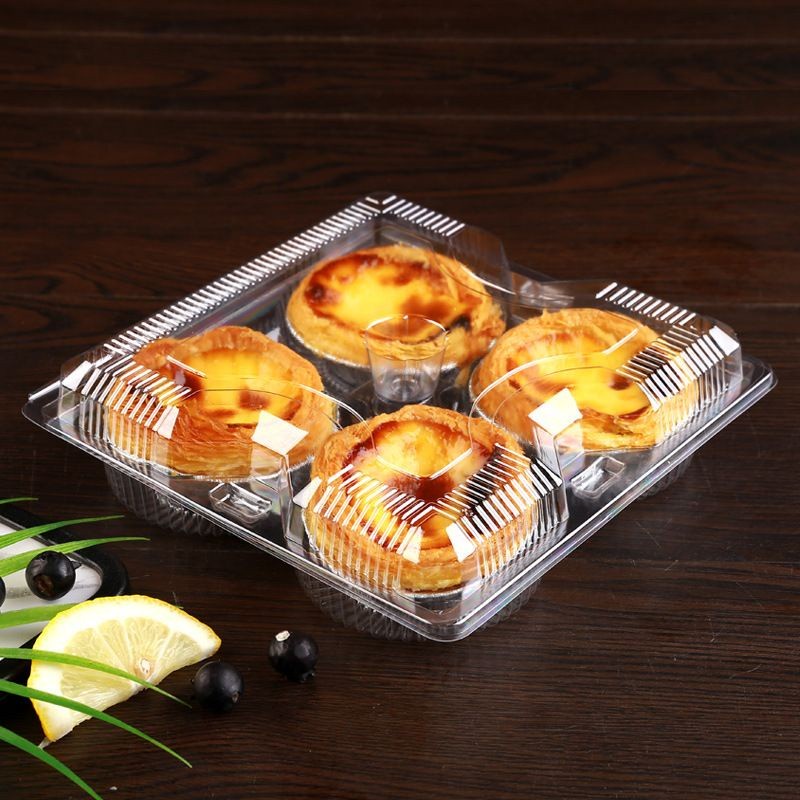 Jual Mika Egg Tart Kotak Mika Pie Kue Box Kue Mini Mika Pie isi 10pcs ...