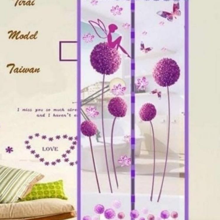 TBR.22Oc22ᶠ ◦ Tirai Kelambu Pintu Anti Nyamuk Magnet Lock