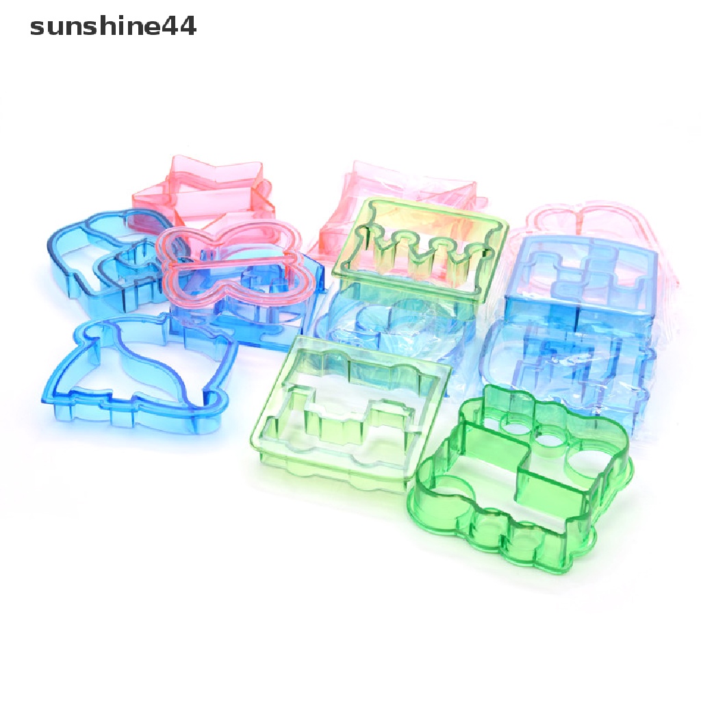 Sunshine 3 / 4PCS Cetakan Pemotong Roti Panggang / Sandwich