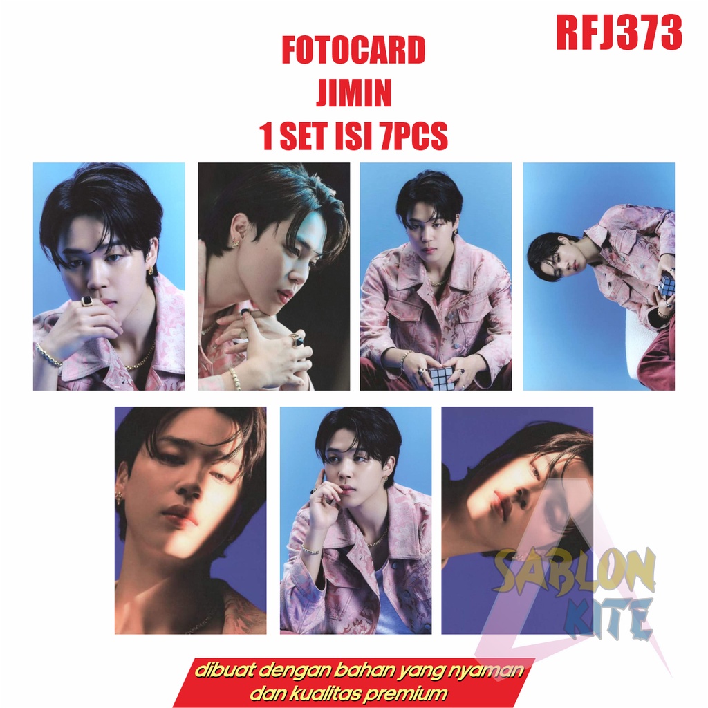 MURAH!!! FOTOCARD JIMIN 1SET ISI 7PCS RFJ373