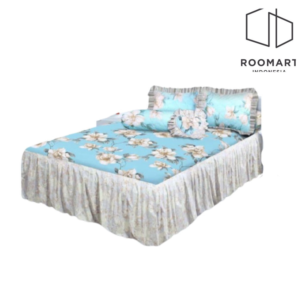 Sprei Rumbai All New My Love Furano Ukuran 160x200 Queen & 180x200 King Tinggi 30 Sprey Flower Sepre