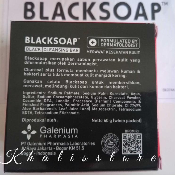 Cuma Sehari--BLACKSOAP Scabimate Galenium Sabun Scabies Black Soap