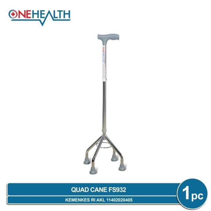 TONGKAT KAKI 4 MANULA / LANSIA ALAT BANTU JALAN FS932 GEA MEDICAL