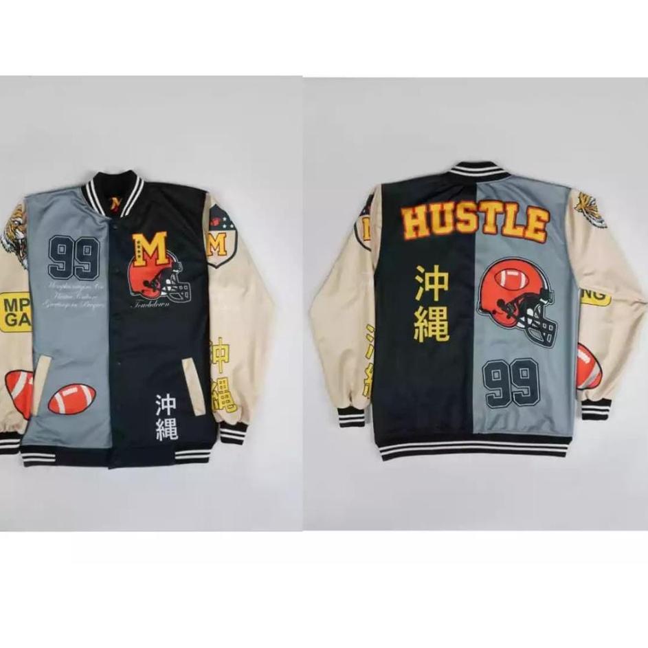 Terbaru JAKET BOMBER PRIA/JAKET BOMBER BISBOL/ BASEBALL/ BOMBER SUKAJAN/JAKET BOMBER MURAYAMA/MURAYA