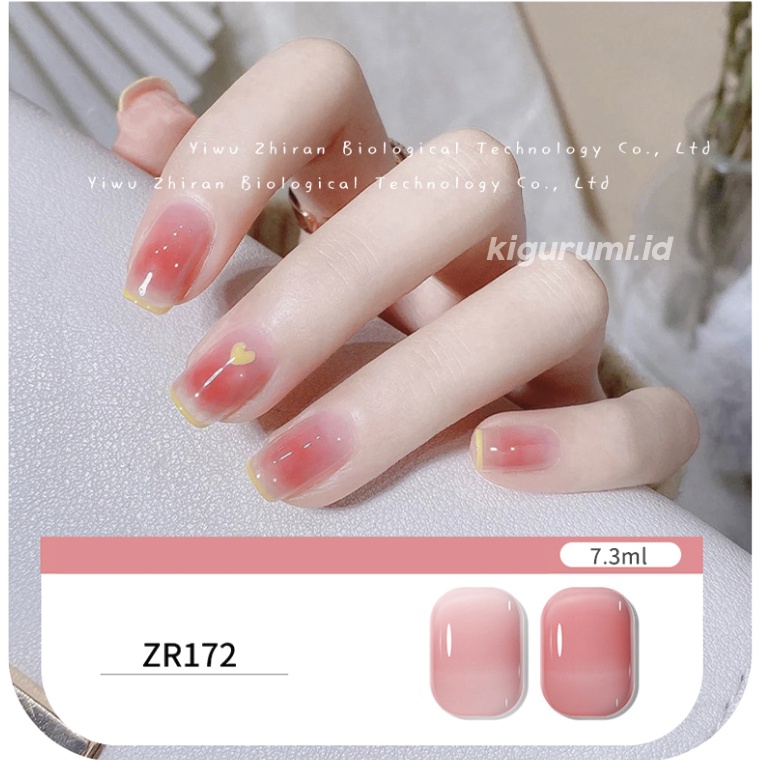 (146-226) ROSE ABOUT Kutek Naked Ice Cream UV Premium Gel Halal Cat Kuku Polish 7.3 ml KU045