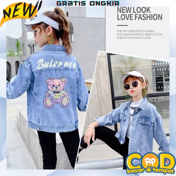 Jaket Anak Perempuan Korea Import Jaket Levis Lo71 Jaket Jeans Mutiara Kode L 938 Jaket Jeans Crop K