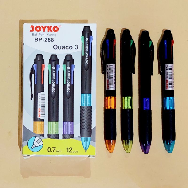 

Pulpen Joyko Balpoin Joyko BP 288 pen joyko 4 warna Quaco 3