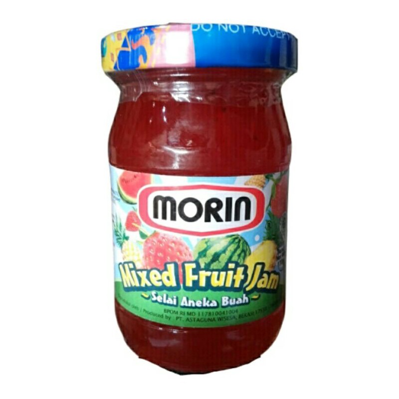 

Selai Morin mixed fruit jam 170 gr