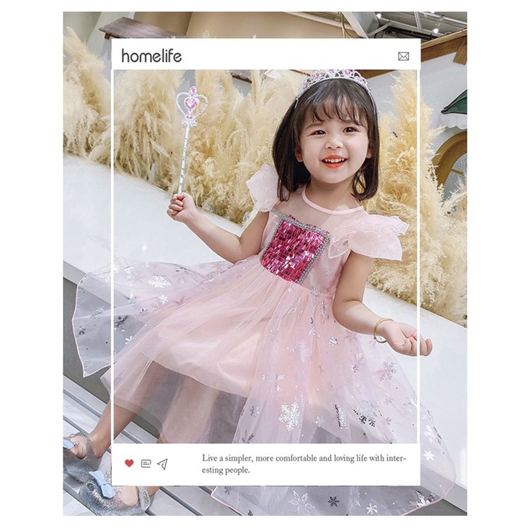 Dress Anak Perempuan Snowflake Blink