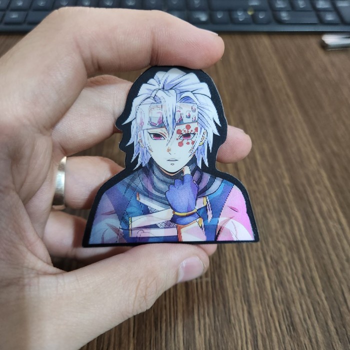 

STIKER 3D MOTION LENTICULAR ANIME - DK0186 - Demon Slayer - Uzui