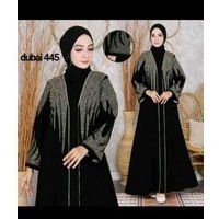 abaya hitam, abaya Mesir 445, abaya gamis