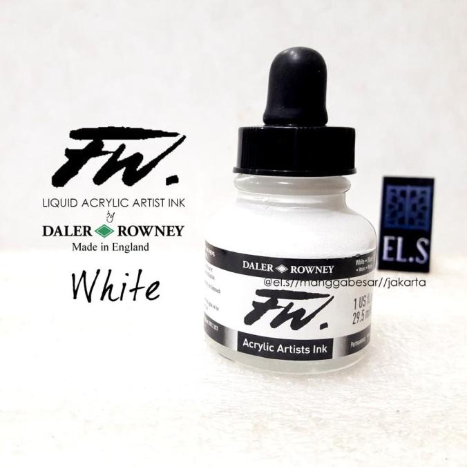 

[COD] Daler Rowney FW ink White ( Cat Akrilik ) TERBATAS Kode 200