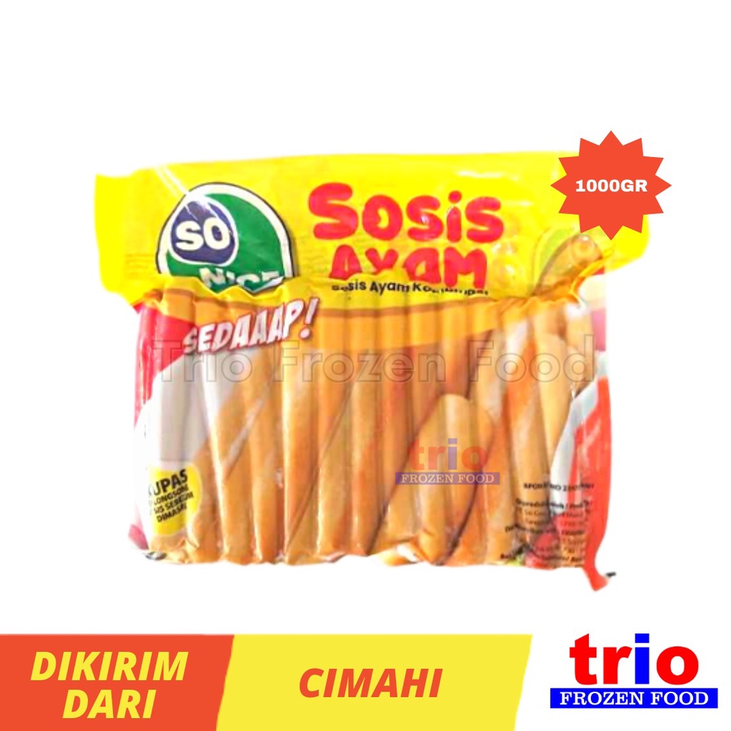 

So Nice Sosis Ayam 1000gr