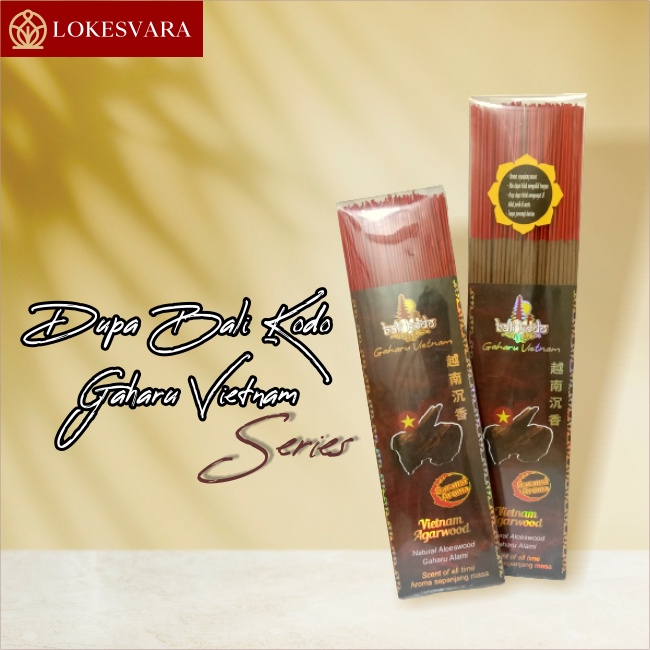 Dupa Hio Wangi Harum Alami Bali Kodo Gaharu Vietnam @250gram + PVC Box