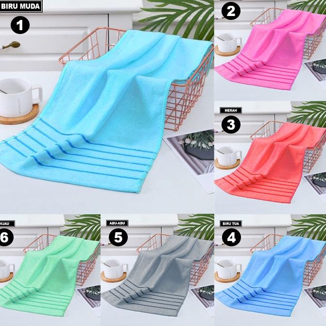 Handuk Ukuran 100cmx50cm / Handuk Kecil Handuk Polos Daya Serap Tinggi Dan Lembut / Handuk Bulu Teba