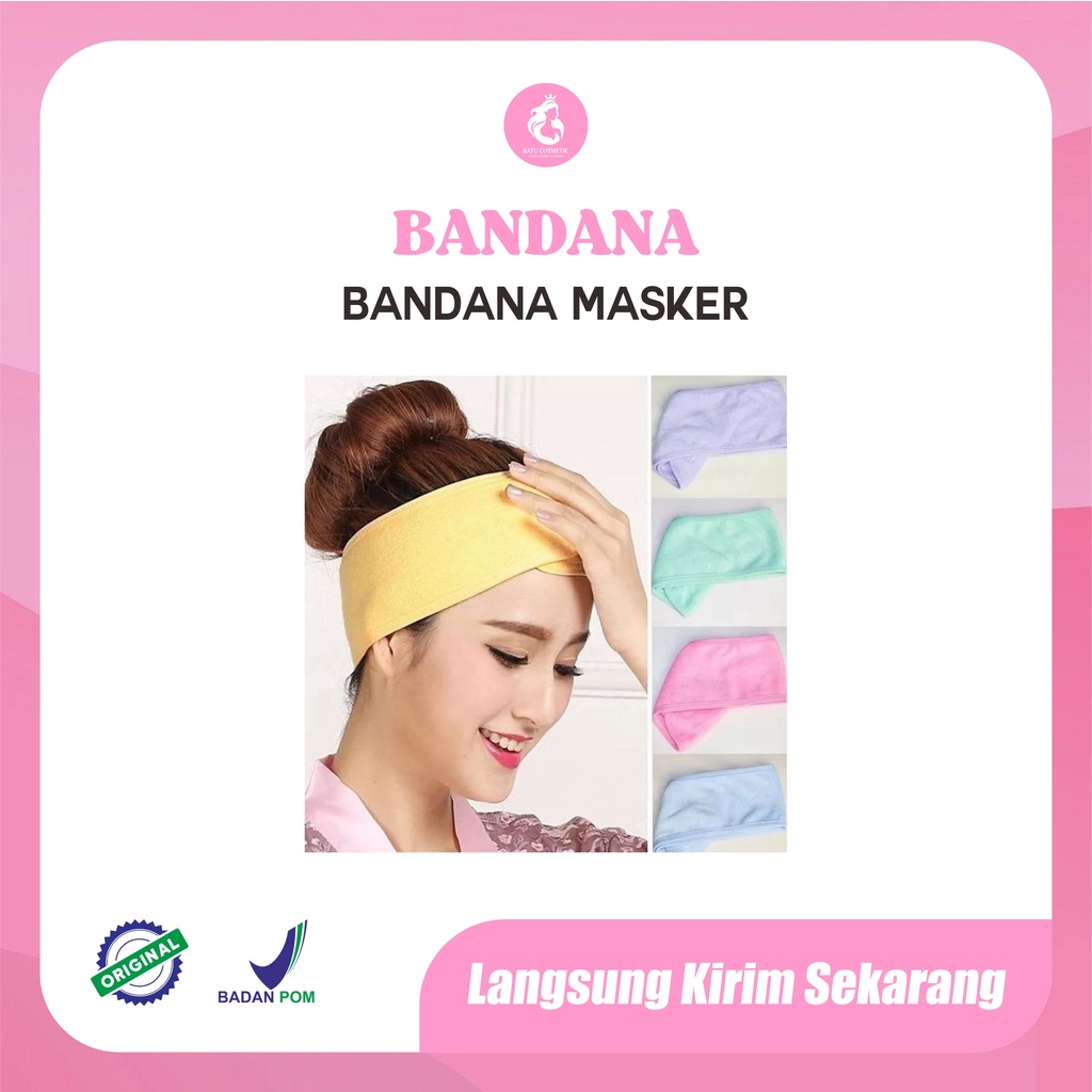 Bandana Masker-Bandana cuci muka