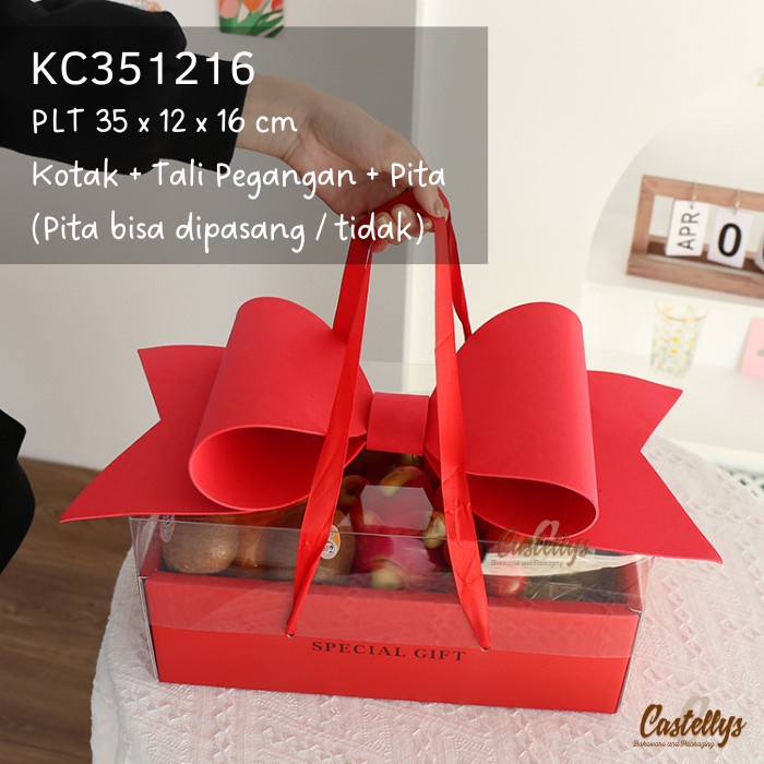 

KC351216 Kotak Merah Besar Kue Hampers Hadiah Souvenir Gift dll