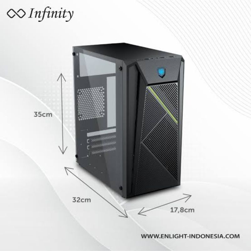 Casing PC Infinity F07 Case PC INF-07 with PSU 250W