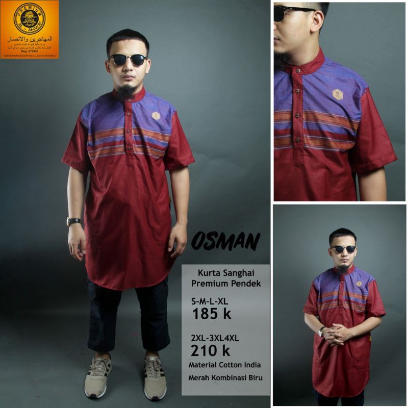 Baju Koko kurta gamis Pakistan Al amwa - Koko Batik motif songket Terbaru BIG SIZE JUMBO XXL XXXL XX