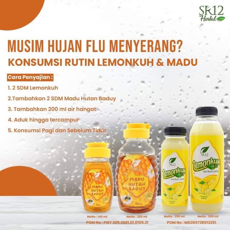 

SR12 MADU & LEMON UNTUK KESEHATAN DAN DAYA TAHAN TUBUH / ATASI FLU DENGAN LEMON DAN MADU