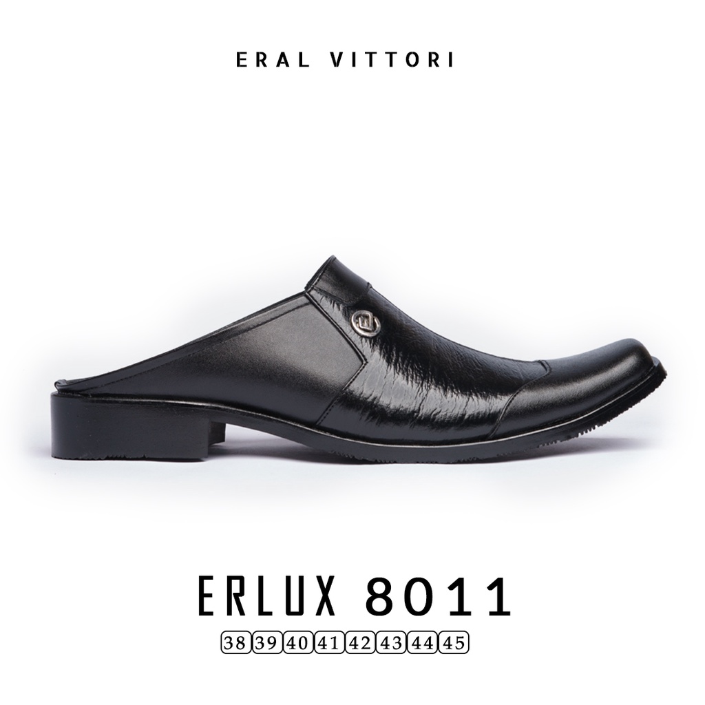 Eral Vittori - Erlux 8011 Sepatu Sandal Pria Kulit Bustong