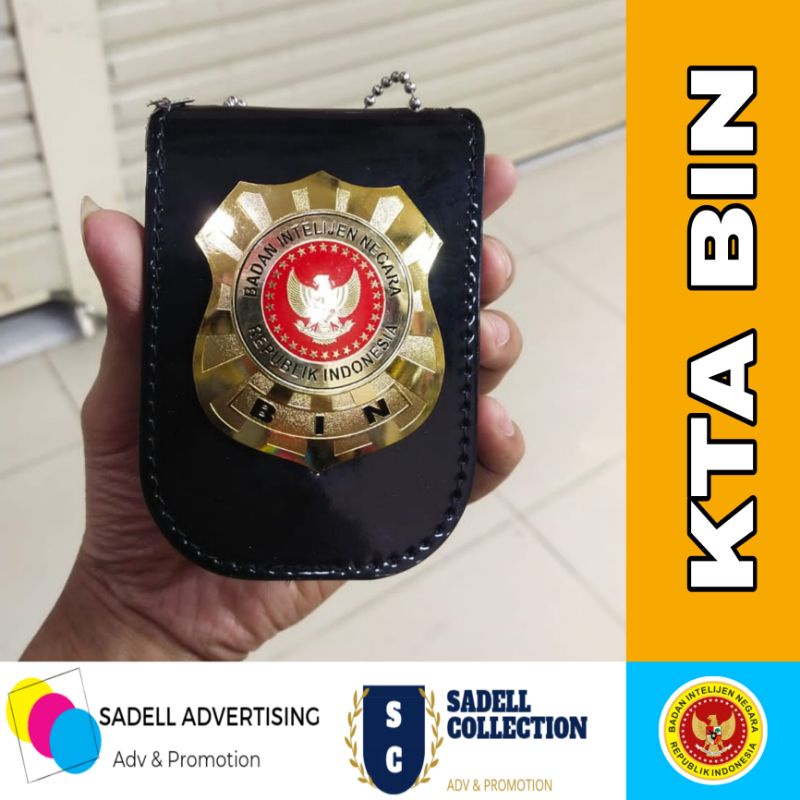 

KTA BIN Badan Intelijen Negara Kalung Lencana BIN Tempat Id Card BIN