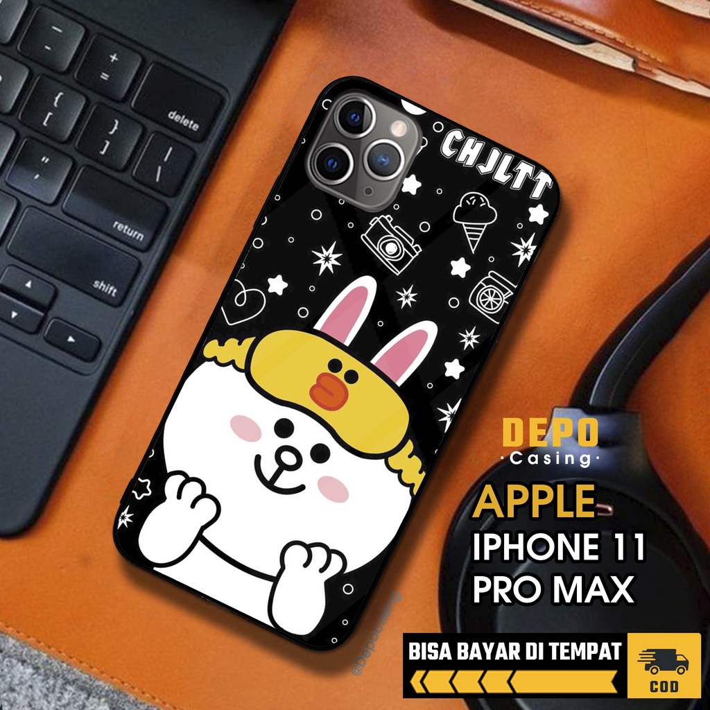 Case Iphone 11 Pro Max Casing Hp Iphone 11 Pro Max Depo Casing [LN01] Premium Glossy Case Aesthetic 