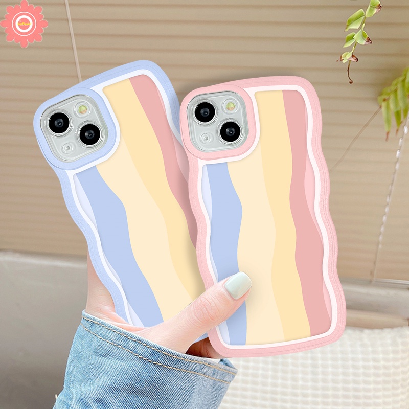 Soft Case TPU Motif NFC Warna Pelangi Untuk Redmi Note 10 10s 11 11s 9 8 10 Pro Note10 Pro Max Plus Redmi 9A 10A 10 9 9T 10C 9C 9C