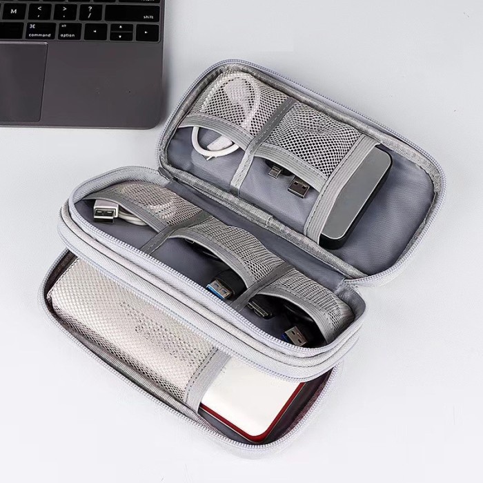 Gadget Bag Tas Handphone Pouch Powerbank Travel Organizer Waterproof