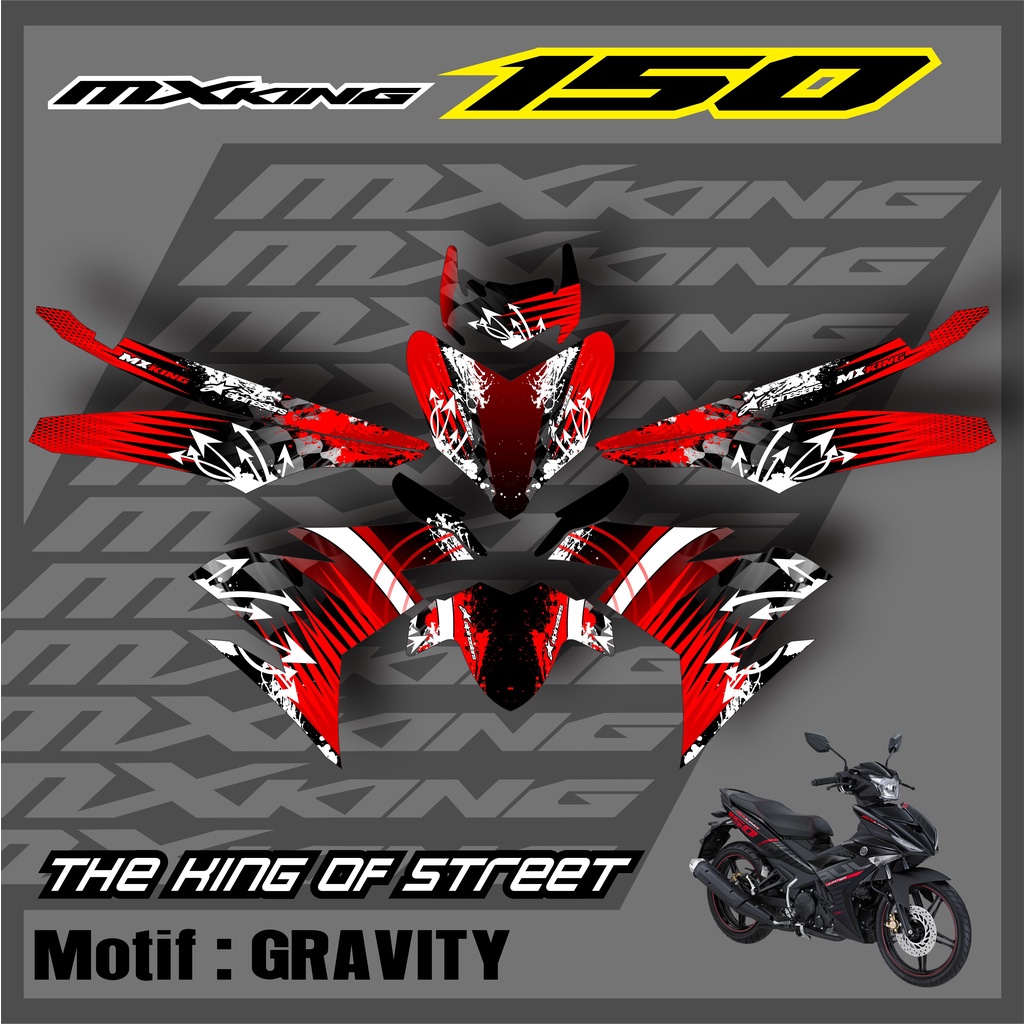 COD Decal Full Body Motor Yamaha JUPITER MX KING 150 Tahun 2015 2016 2017 2018 2019 2020 Striping St