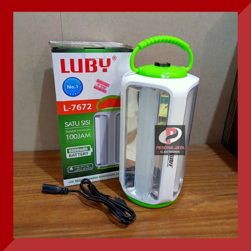 Lampu Senter / Lampu Emergency LUBY L-7672