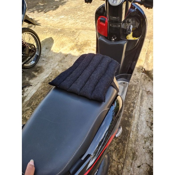 bantal jok motor isi silikon