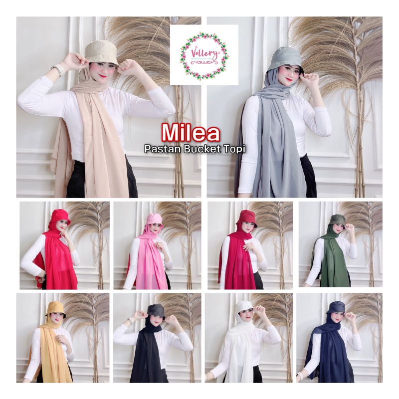 JILBAB PASTAN BUCKET HAT MILEA ORI VALLERYHIJAB