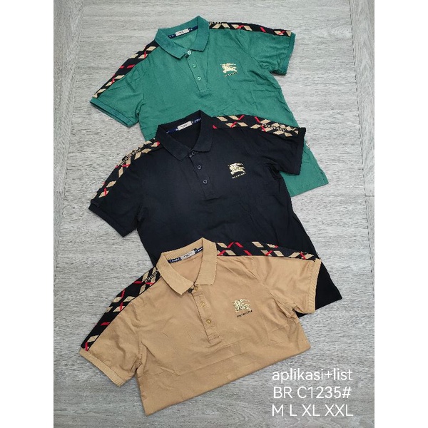 KAOS KERAH PRIA IMPORT// PREMIUM// BAHAN TEBAL