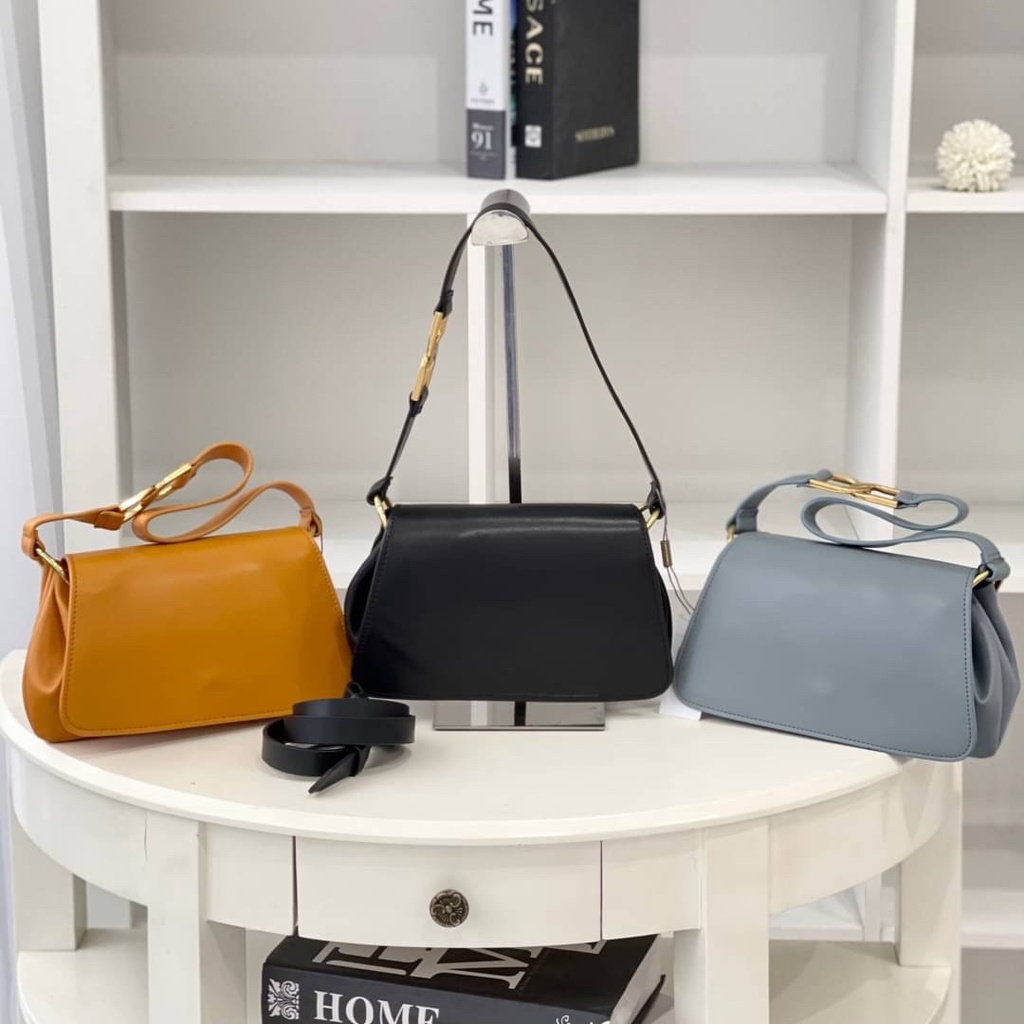 CNK Esme Buckle Detail Shoulder Bag (C1264)