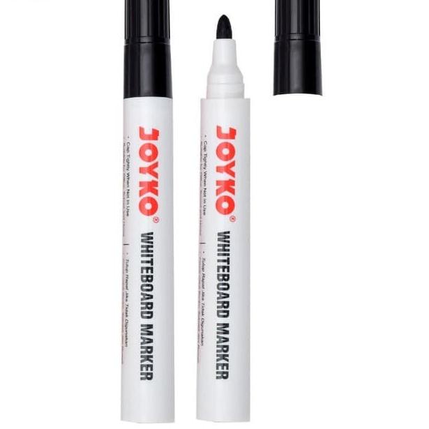 

Big Sale - Whiteboard Marker - Spidol HITAM Black Joyko WM-28 1Pack / 12Pcs ..
