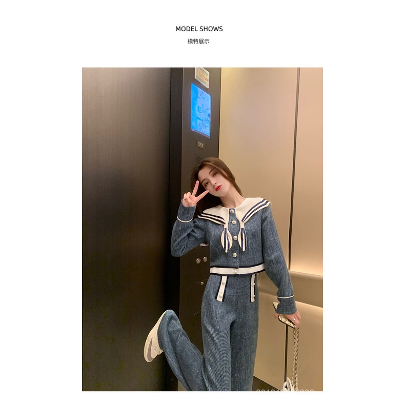 #Sisjuly# Wanita setelan angin dupa kecil wanita senior baru rasa temperamen celana panjang berkaki