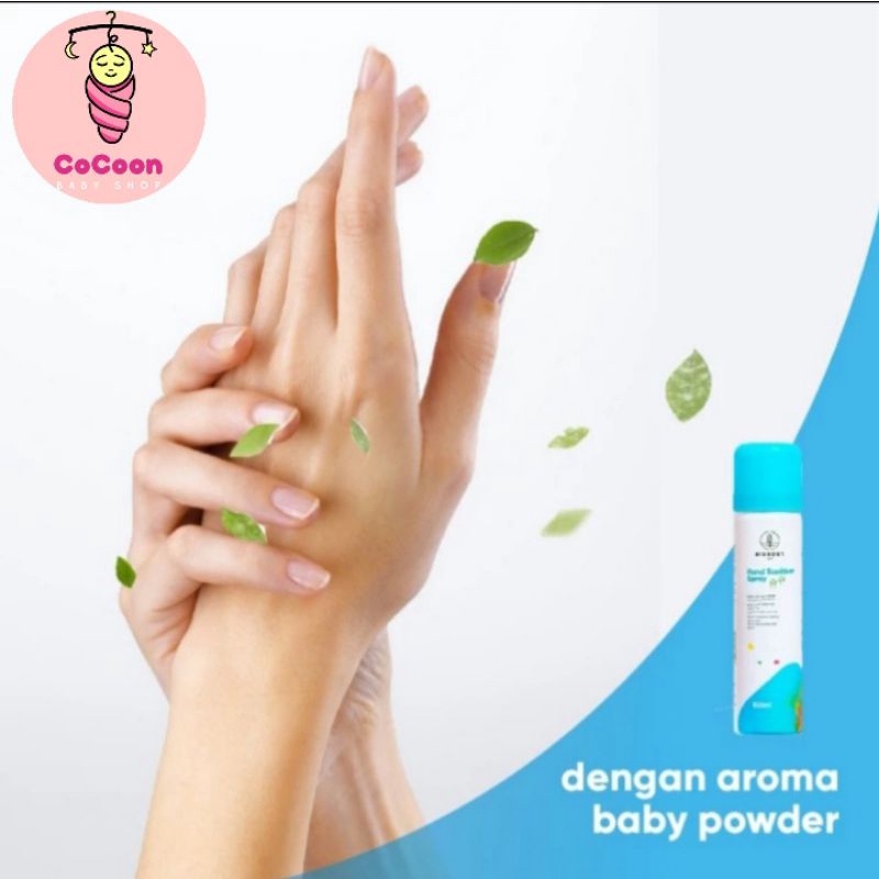 Bigroot Hand Sanitizer Bayi Anak Spray Food Grade Baby Powder 100 ml