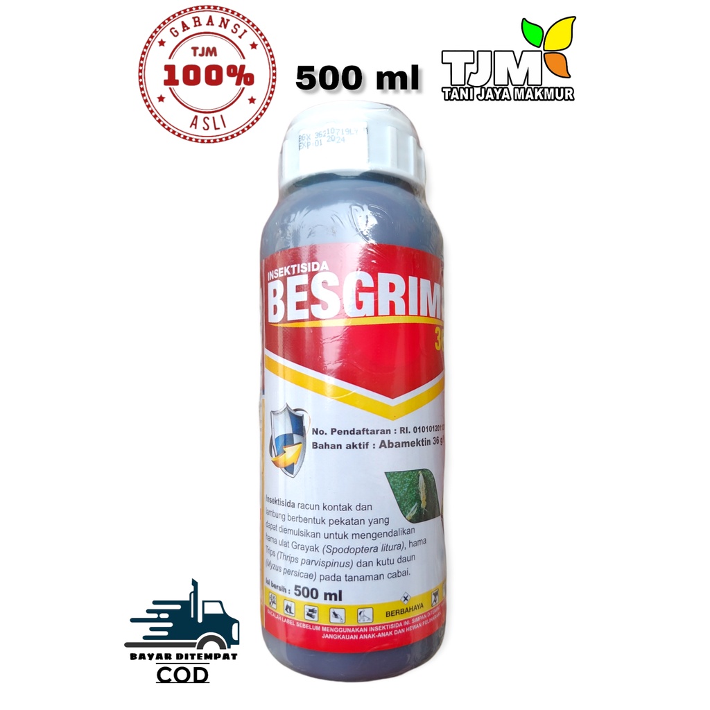 BESGRIMEX 36 EC 1 LiTER/besgrimek/ABAMECTIN DOSIS TINGGI/OBAT ANTI KRITING CABAI/BESGRIMEX 1L/PEMBAS
