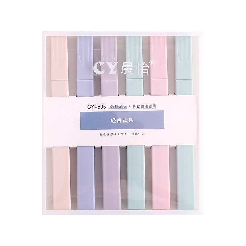 

Ay00! Agftoys Spidol Pastel Marker Highligther Keren 6 Warna