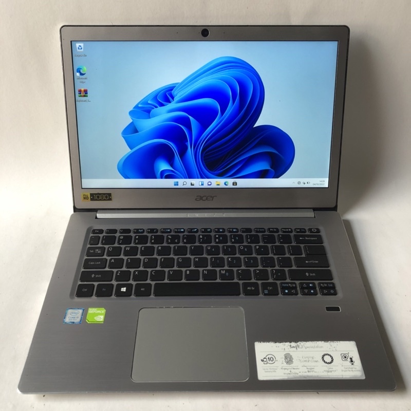 Laptop Gaming Rendering - Acer SWIFT 3 - Core i5 Gen 8 - Dual Vga Nvidia DDR5