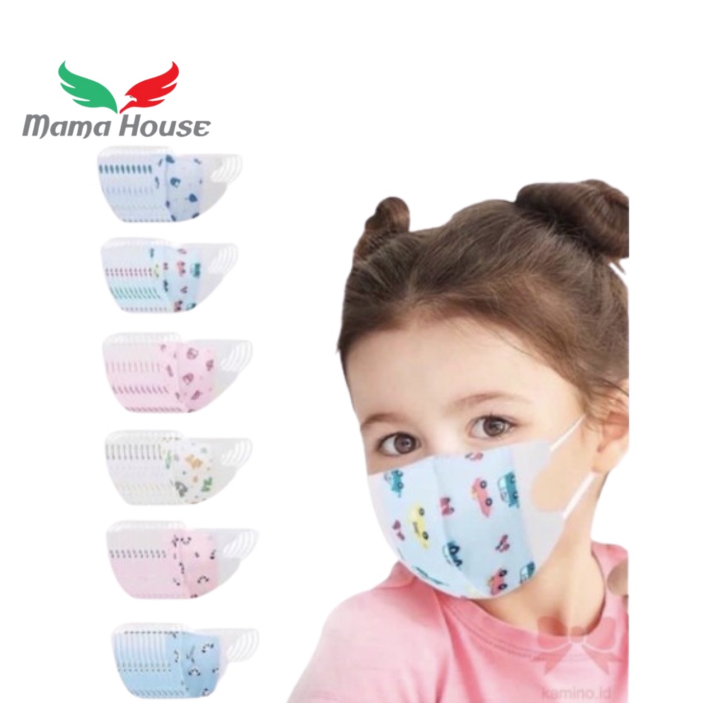 [MH] Duckbill Masker Anak Karakter Premium Isi 50Pcs