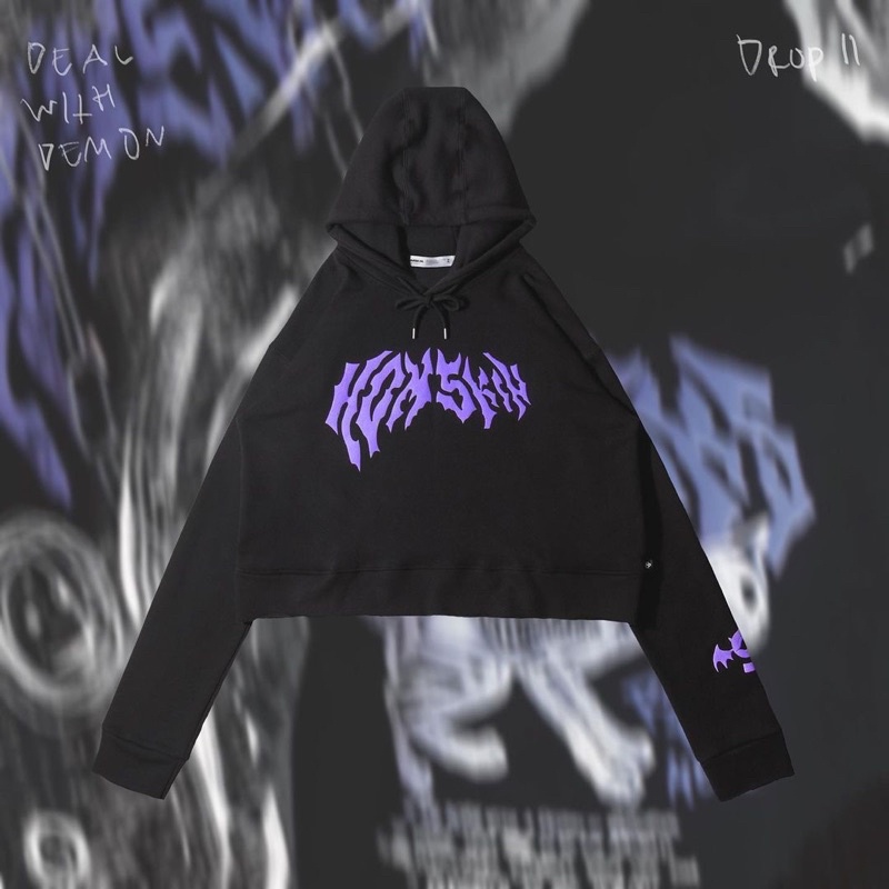 HOMSKIN YOUBI Crop Hoodie