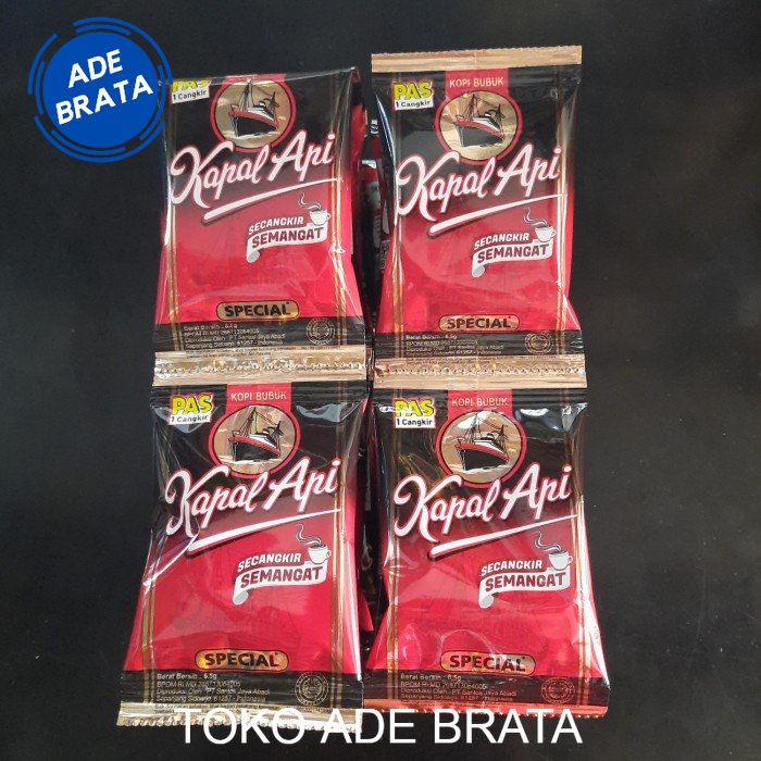 

kopi kapal api 6.5 gram renceng isi 10 sachet